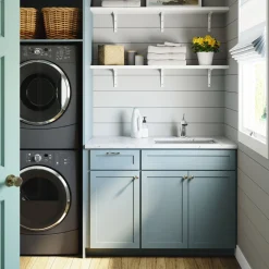 Pull-out laundry and utility sink faucet with two-function sprayhead^Kohler Hot