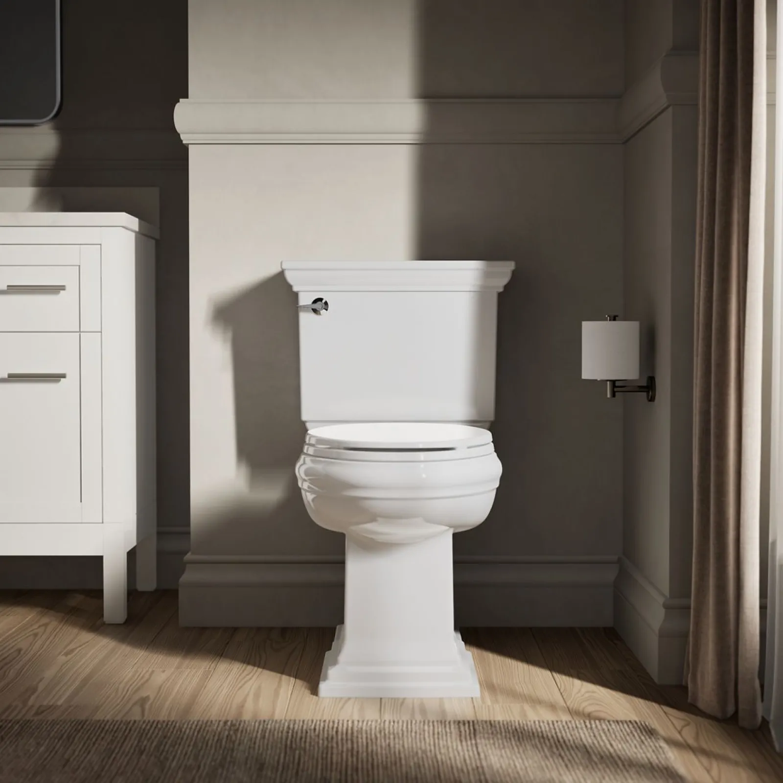 Quick-Release™ elongated toilet seat^Kohler New