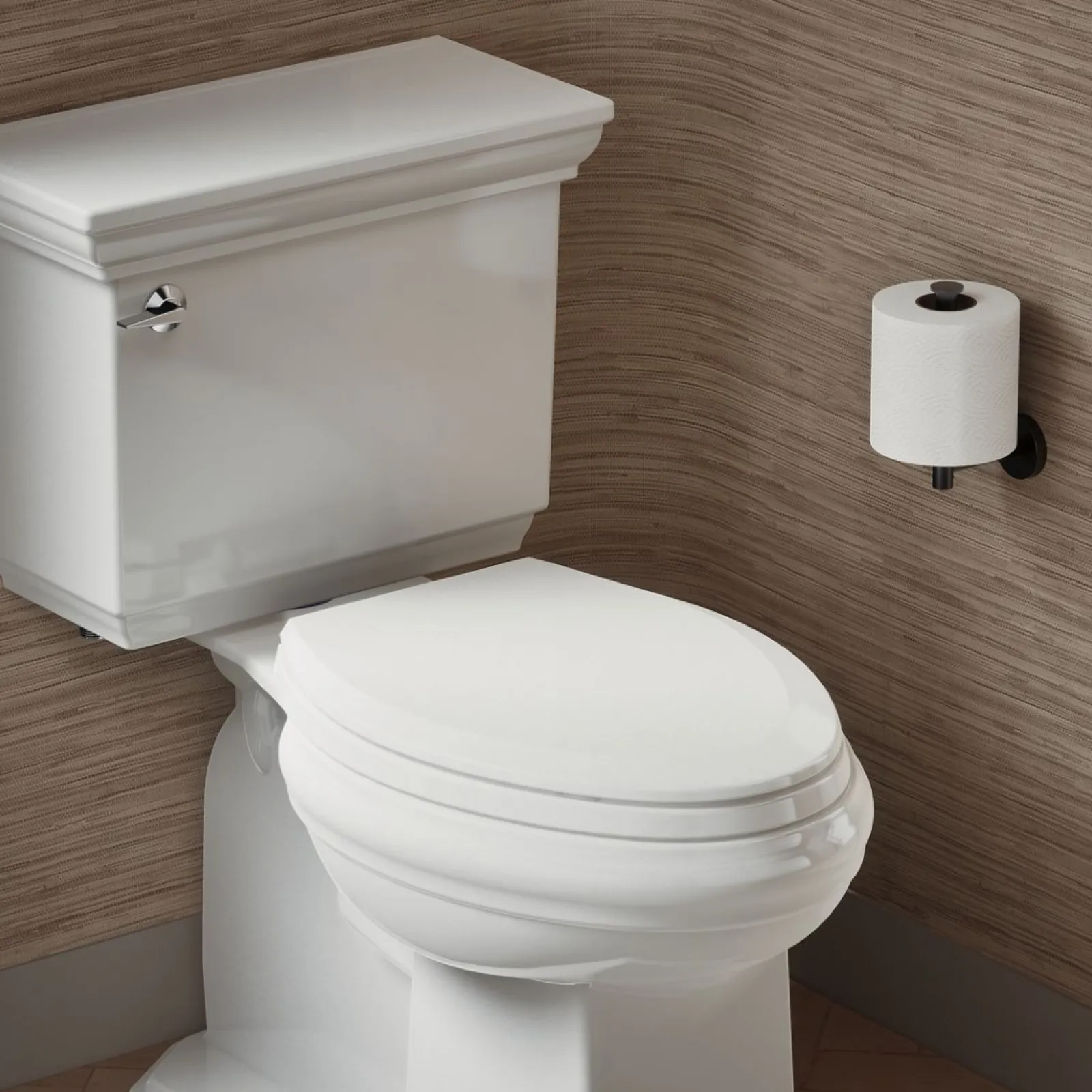 Quick-Release™ elongated toilet seat^Kohler Hot