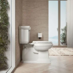 Quick-Release™ elongated toilet seat^Kohler Hot