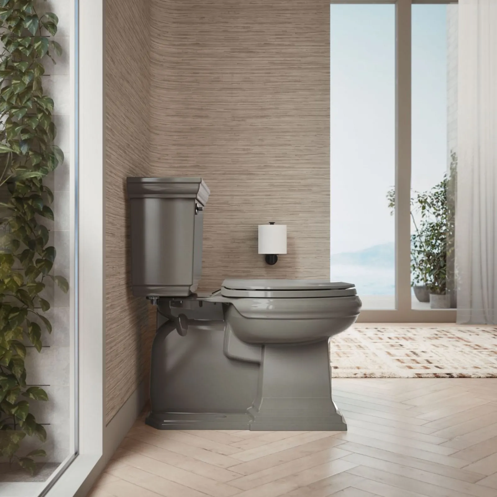 Quick-Release™ elongated toilet seat^Kohler Hot