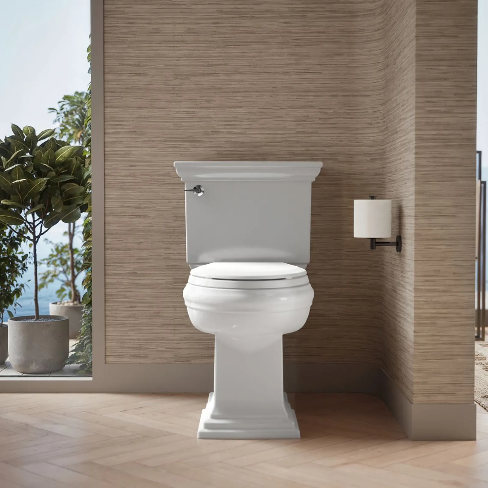 Quick-Release™ elongated toilet seat^Kohler Hot