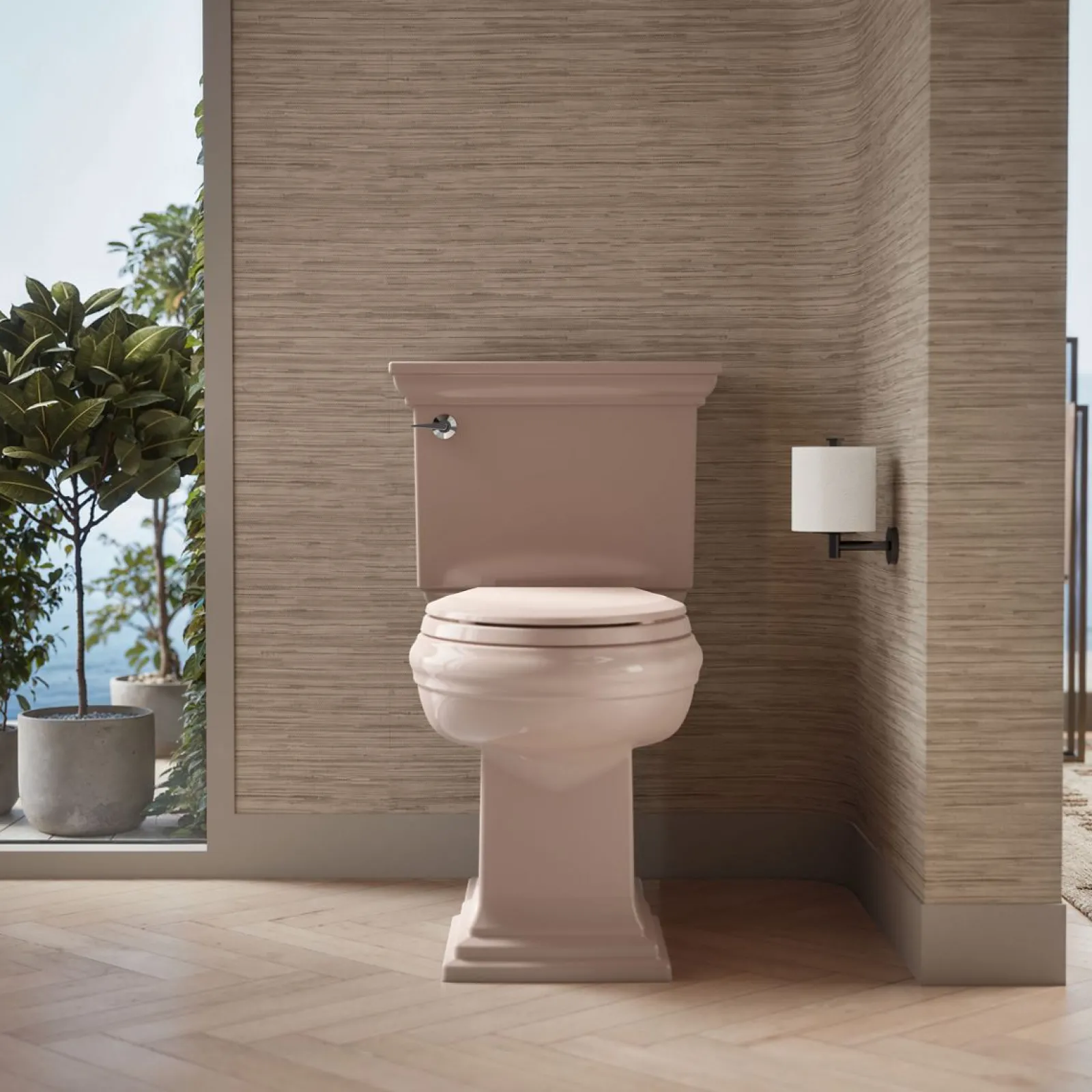 Quick-Release™ elongated toilet seat^Kohler Hot