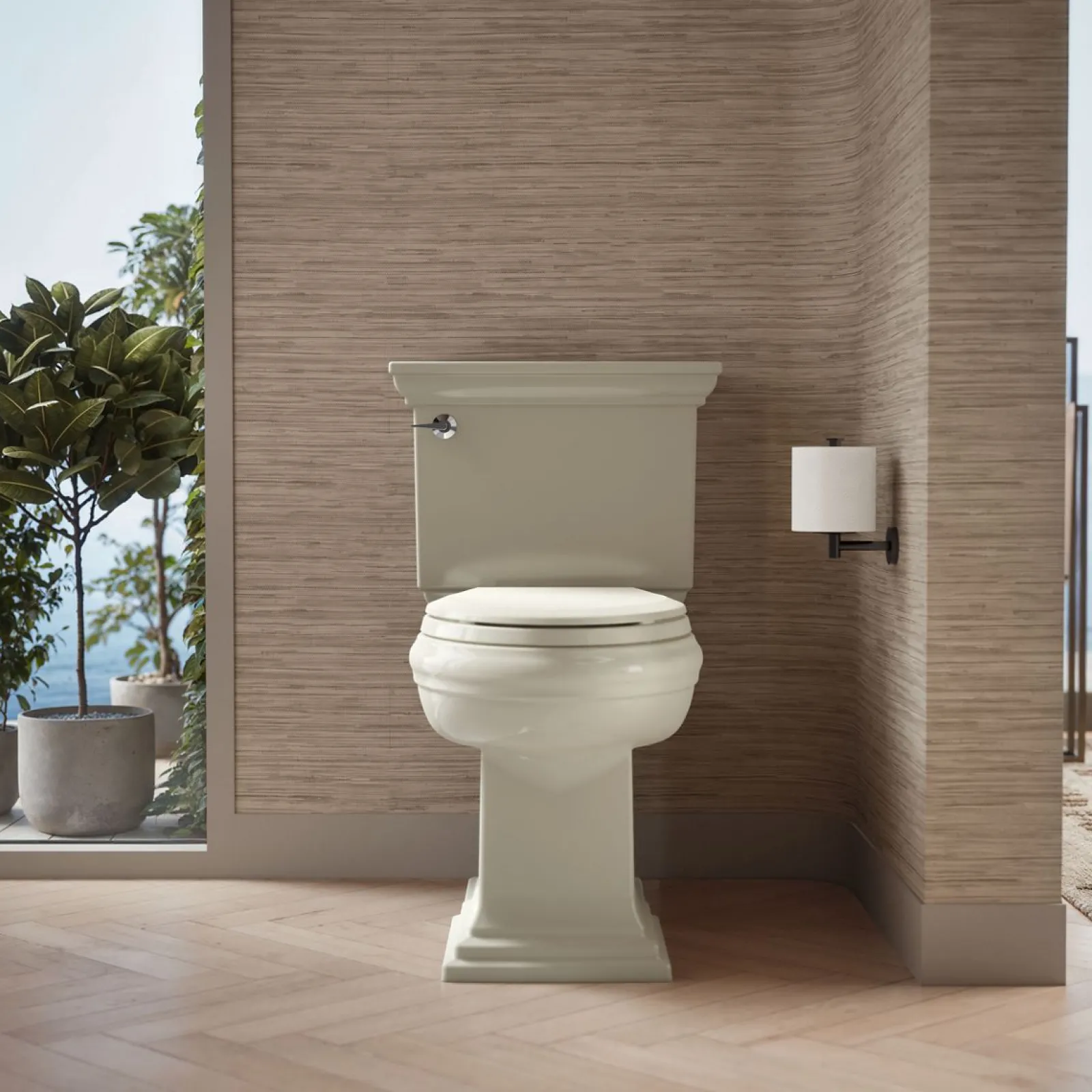 Quick-Release™ elongated toilet seat^Kohler Hot