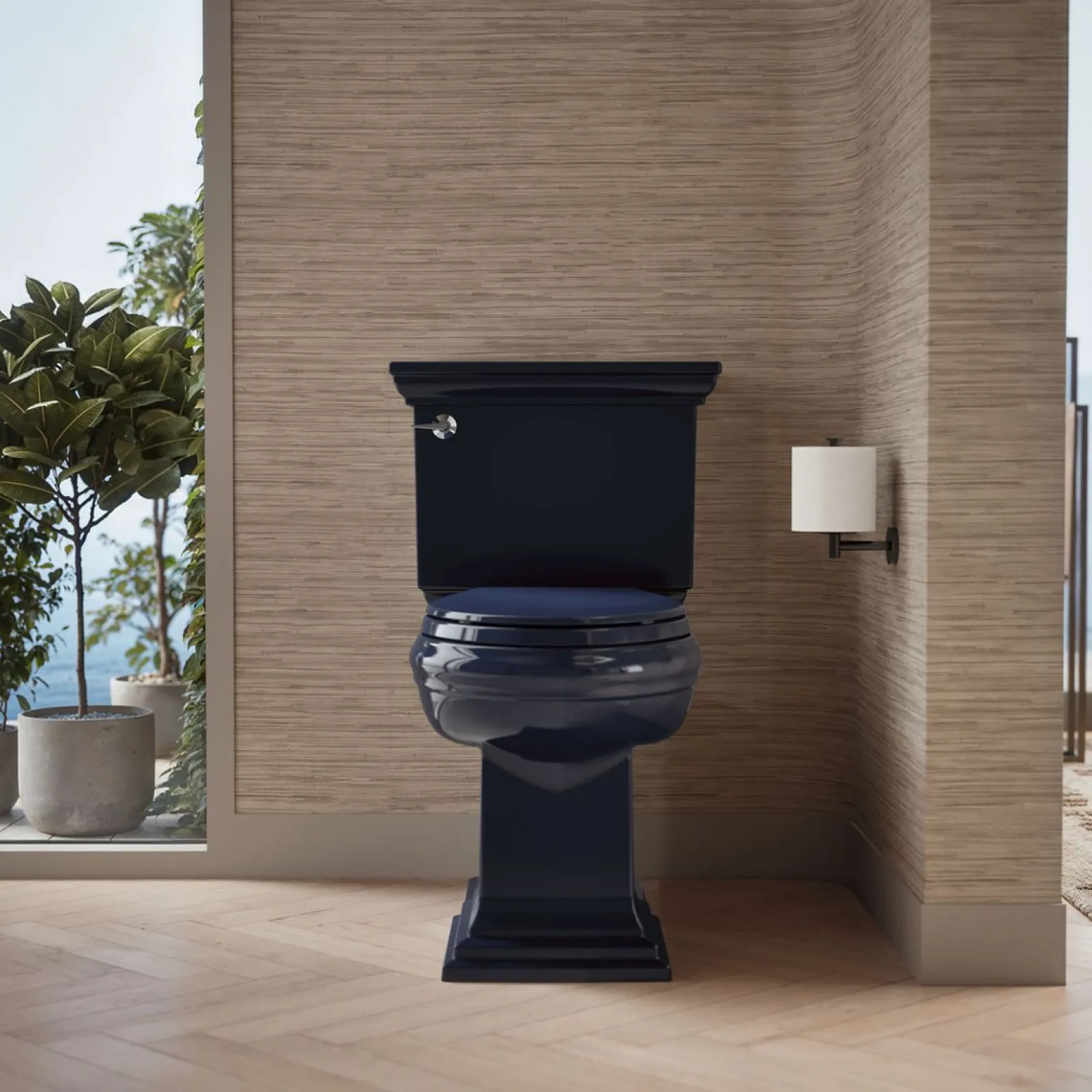 Quick-Release™ elongated toilet seat^Kohler Hot