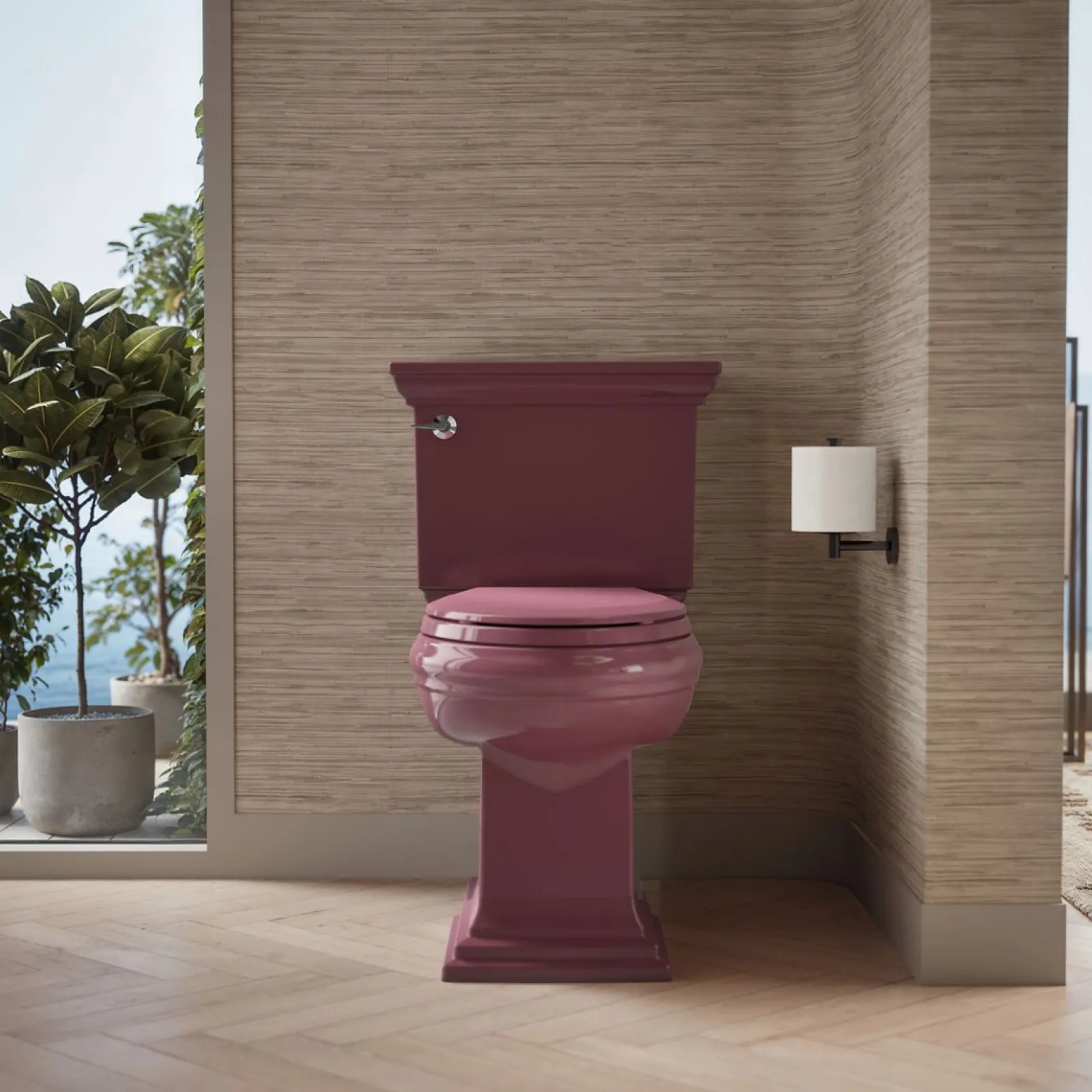 Quick-Release™ elongated toilet seat^Kohler Hot