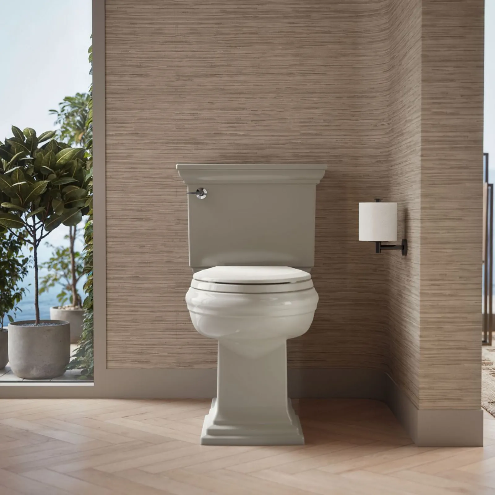 Quick-Release™ elongated toilet seat^Kohler Hot