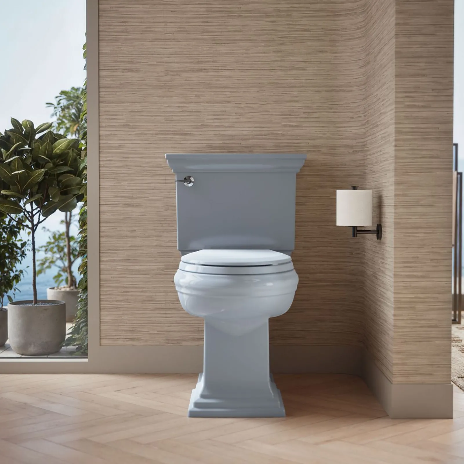Quick-Release™ elongated toilet seat^Kohler Hot