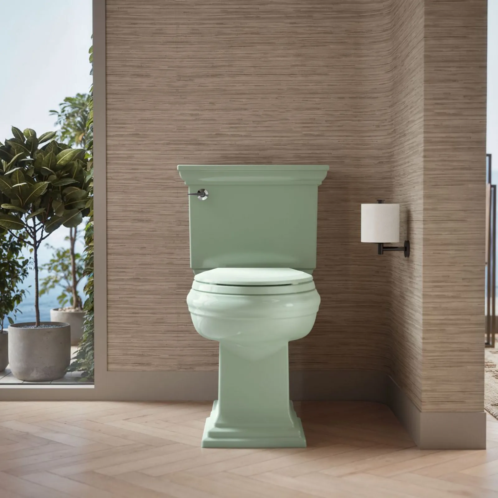 Quick-Release™ elongated toilet seat^Kohler Hot