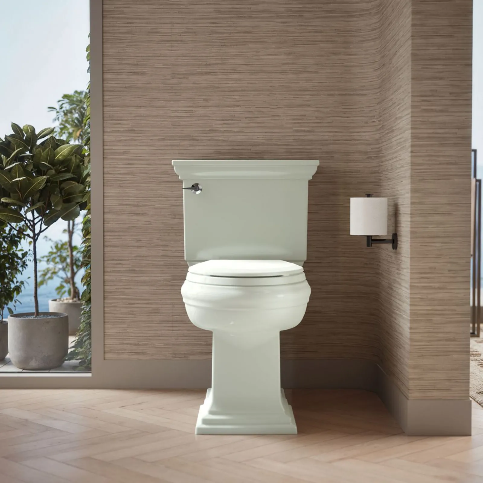 Quick-Release™ elongated toilet seat^Kohler Hot