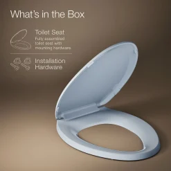 Quick-Release™ elongated toilet seat^Kohler Hot