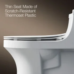 Quiet-Close™ elongated toilet seat^Kohler