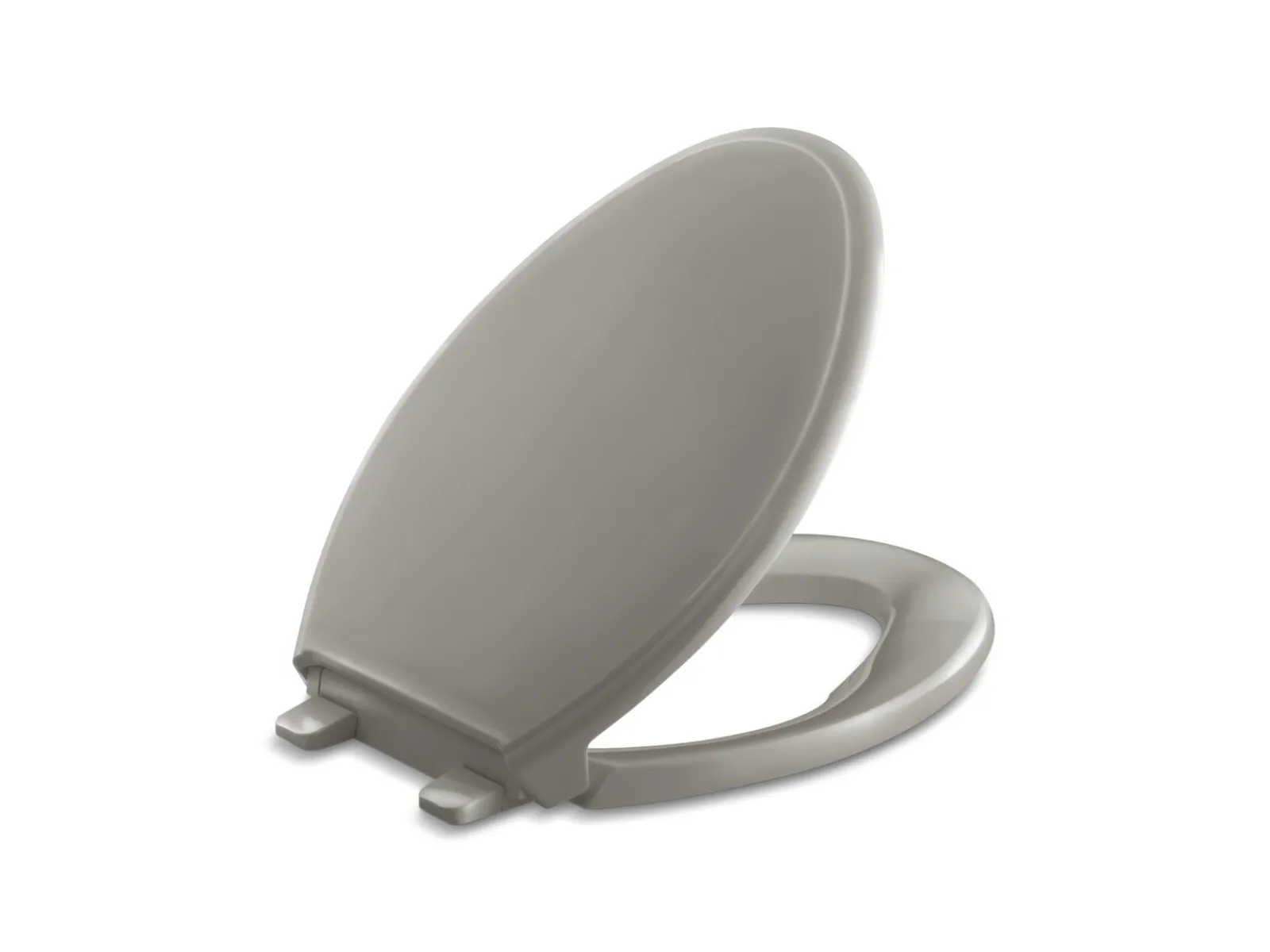 Quiet-Close™ elongated toilet seat^Kohler Hot