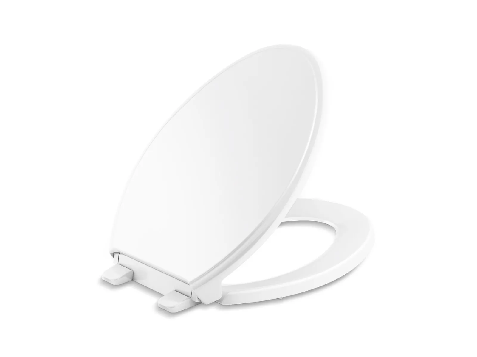 Quiet-Close™ elongated toilet seat^Kohler Hot