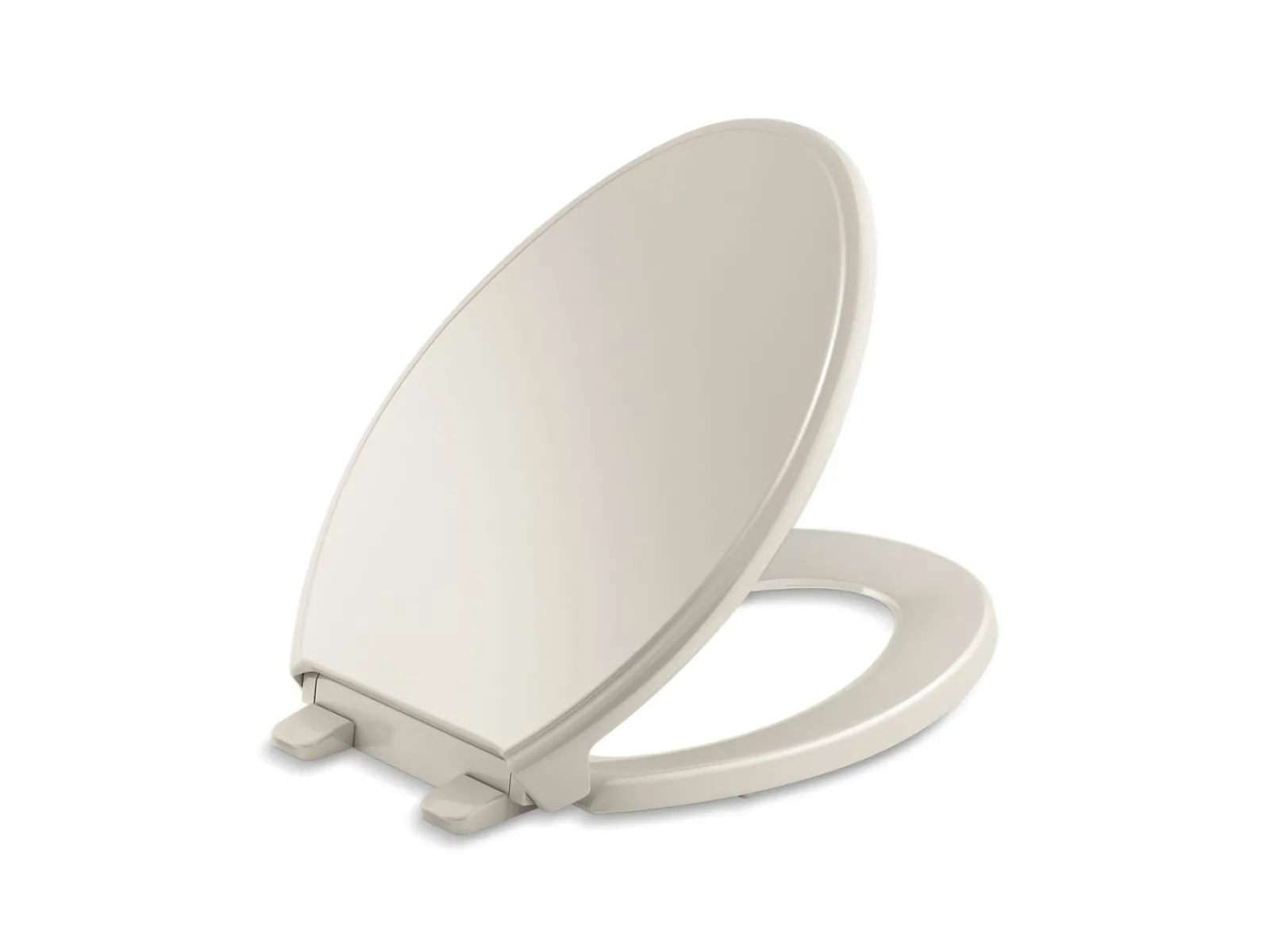 Quiet-Close™ elongated toilet seat^Kohler Hot