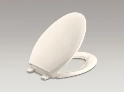 Quiet-Close™ elongated toilet seat^Kohler Hot