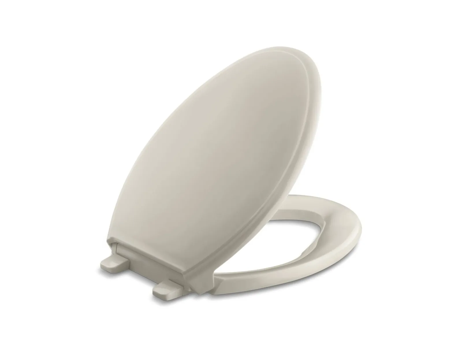 Quiet-Close™ elongated toilet seat^Kohler Hot