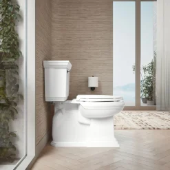 ReadyLatch® Quiet-Close™ elongated toilet seat^Kohler