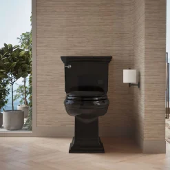 ReadyLatch® Quiet-Close™ elongated toilet seat^Kohler