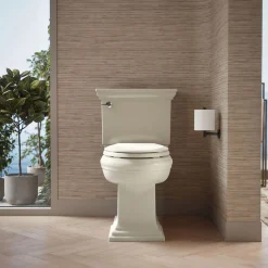 ReadyLatch® Quiet-Close™ elongated toilet seat^Kohler