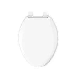ReadyLatch® Quiet-Close™ elongated toilet seat^Kohler