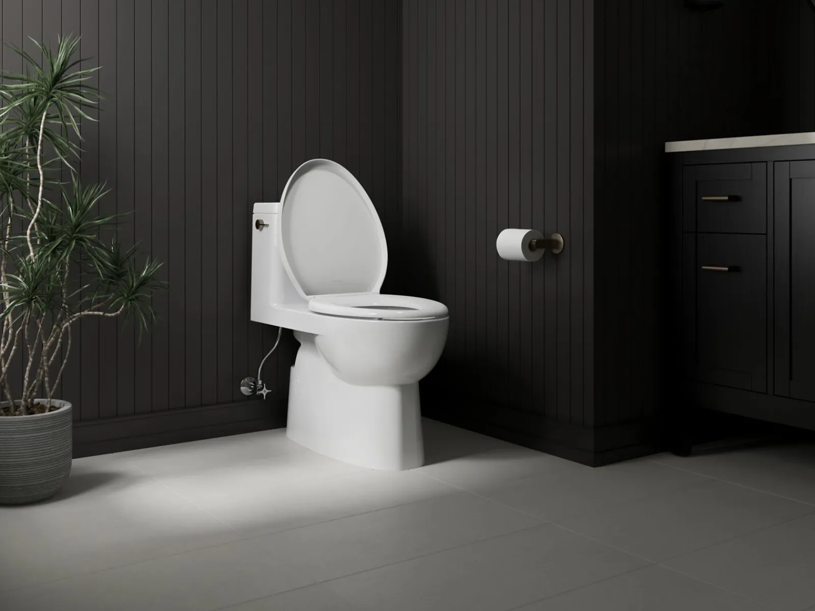 ReadyLatch® Quiet-Close™ elongated toilet seat^Kohler Discount
