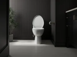 ReadyLatch® Quiet-Close™ elongated toilet seat^Kohler Discount
