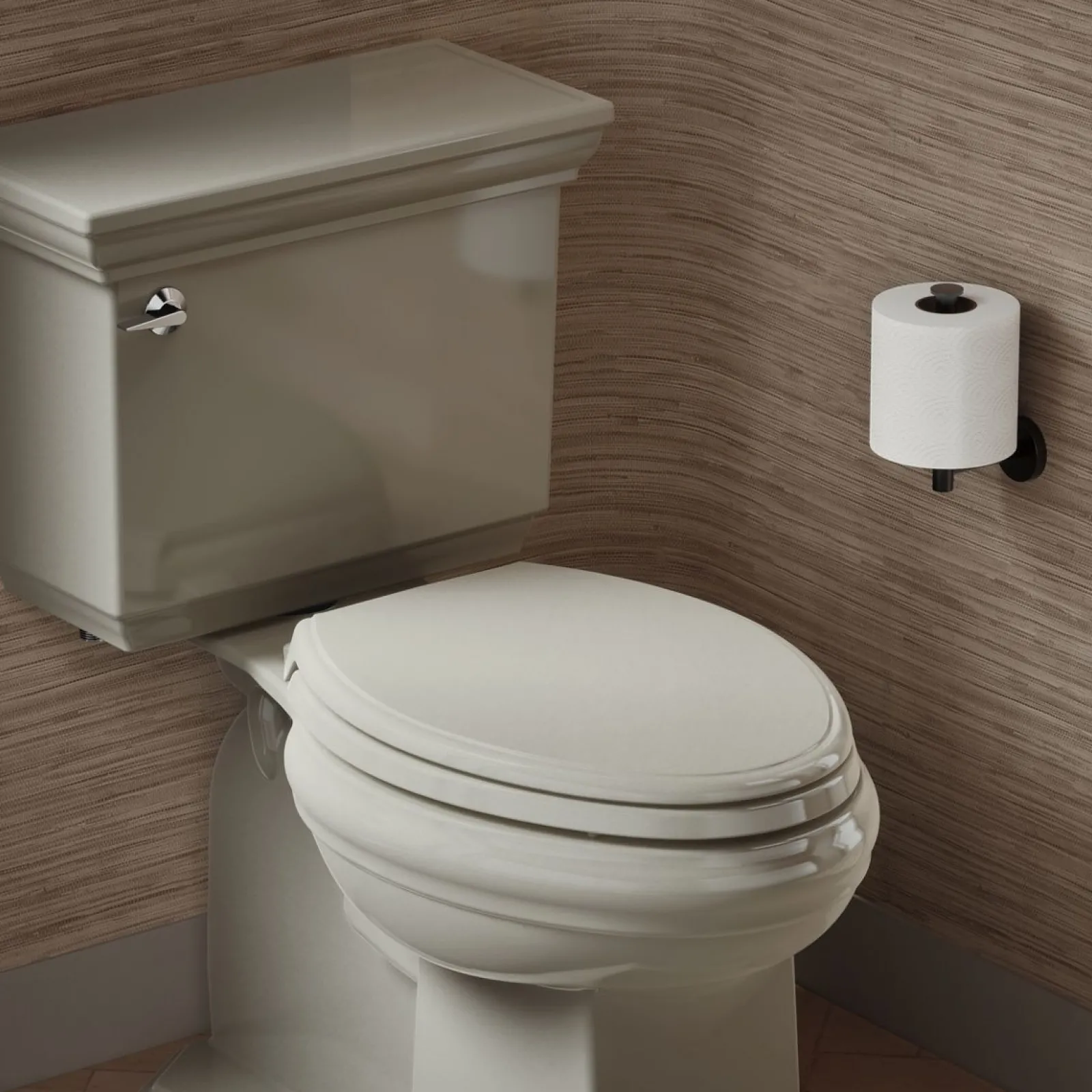 ReadyLatch® Quiet-Close™ elongated toilet seat^Kohler Sale