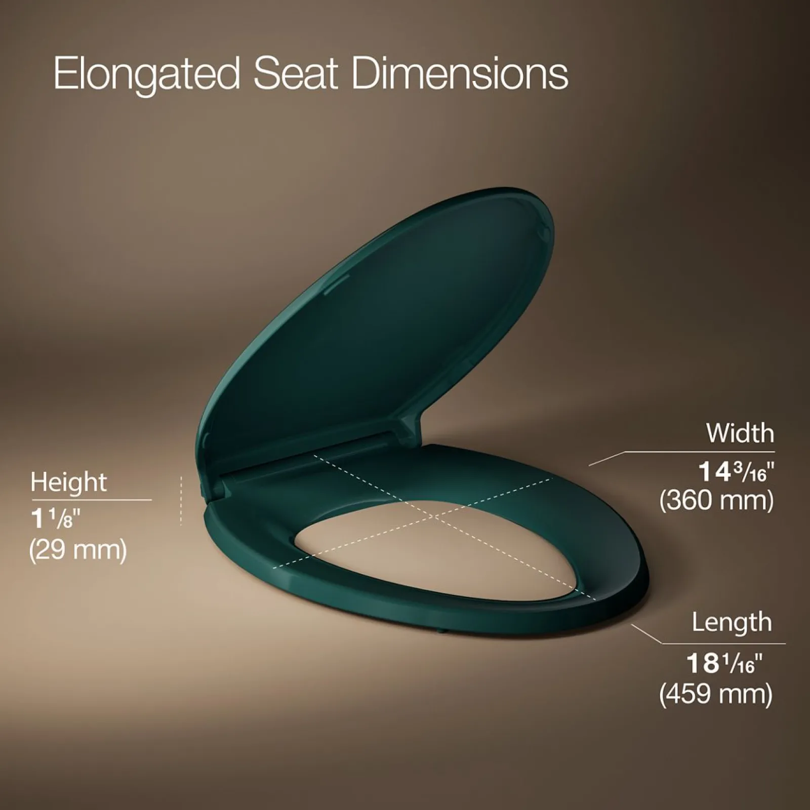 ReadyLatch® Quiet-Close™ elongated toilet seat^Kohler Sale