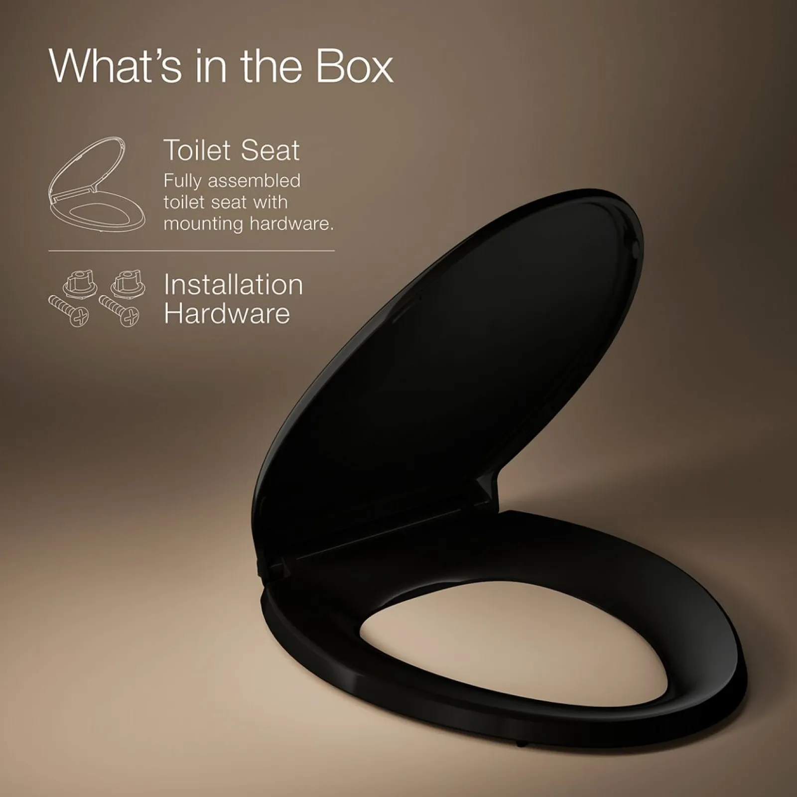 ReadyLatch® Quiet-Close™ elongated toilet seat^Kohler Sale