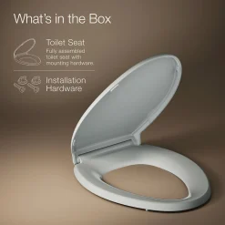 ReadyLatch® Quiet-Close™ elongated toilet seat^Kohler Sale