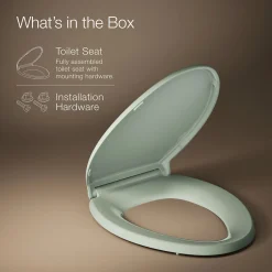 ReadyLatch® Quiet-Close™ elongated toilet seat^Kohler Sale