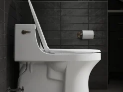 ReadyLatch® Quiet-Close™ elongated toilet seat^Kohler Best
