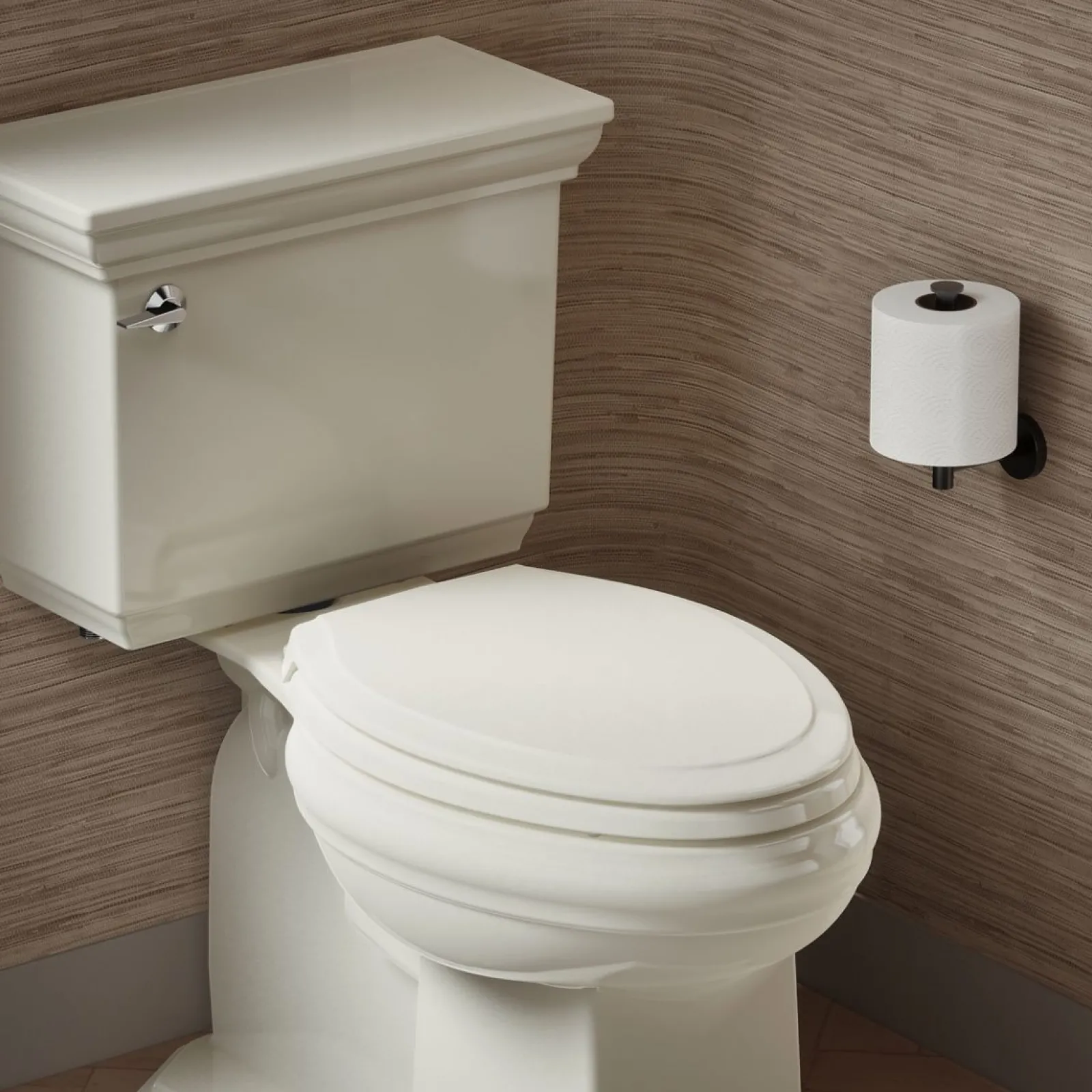 ReadyLatch® Quiet-Close™ elongated toilet seat^Kohler Best