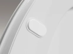 ReadyLatch® Quiet-Close™ elongated toilet seat^Kohler Hot
