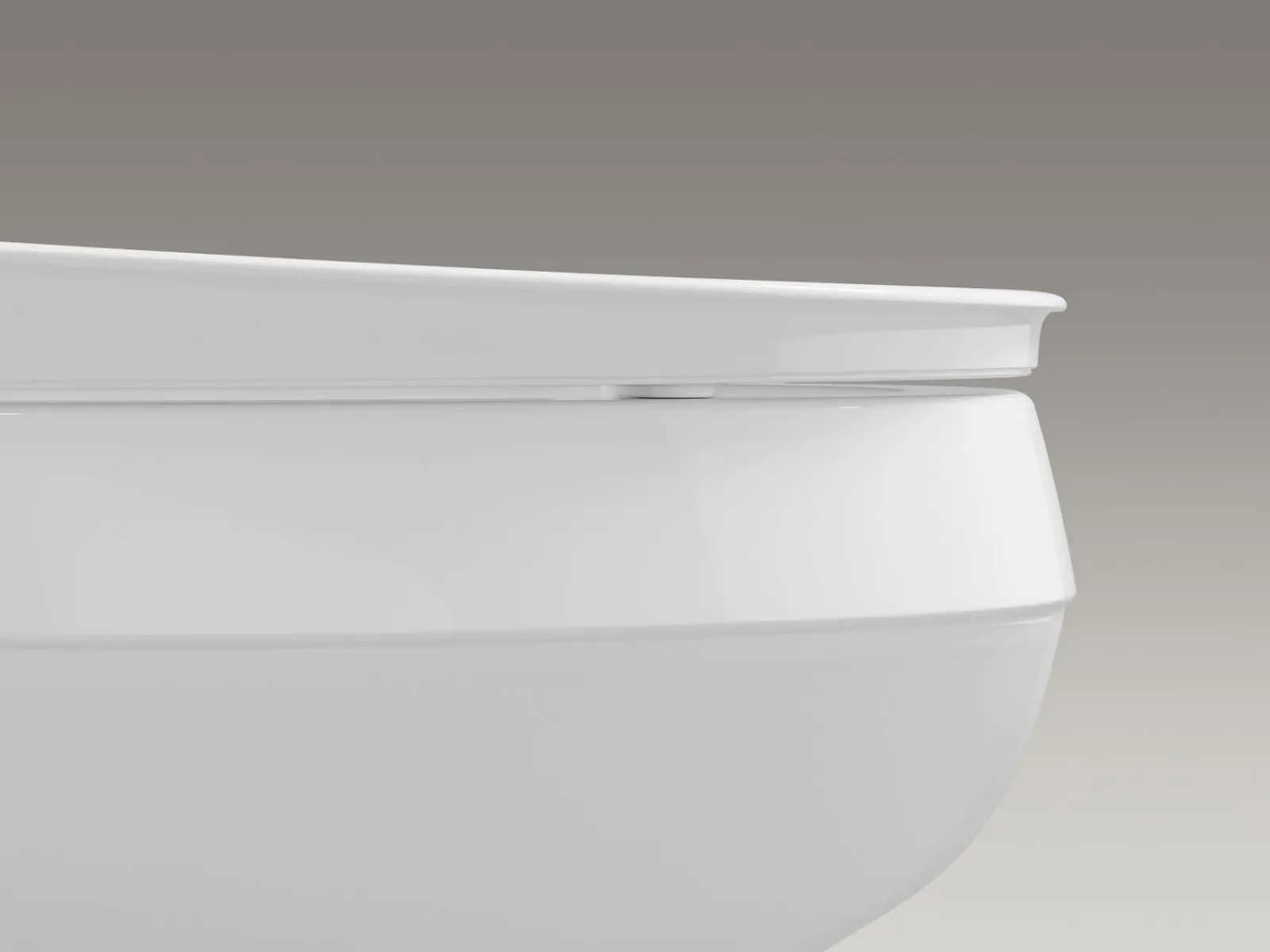 ReadyLatch® Quiet-Close™ elongated toilet seat^Kohler Hot