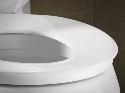 ReadyLatch® Quiet-Close™ elongated toilet seat^Kohler Hot