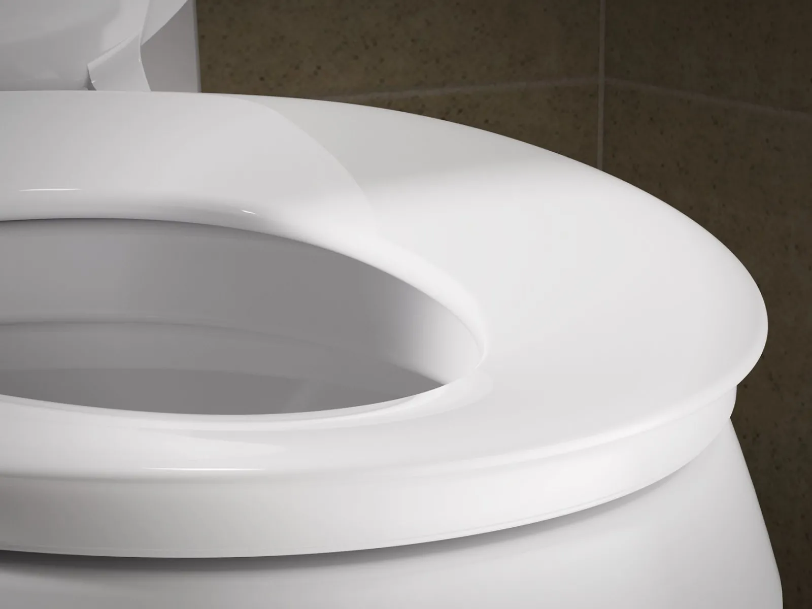 ReadyLatch® Quiet-Close™ elongated toilet seat^Kohler Hot