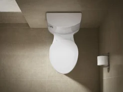 ReadyLatch® Quiet-Close™ elongated toilet seat^Kohler Hot