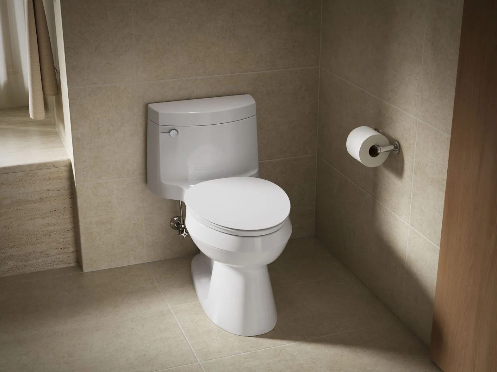 ReadyLatch® Quiet-Close™ elongated toilet seat^Kohler Hot