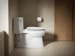 ReadyLatch® Quiet-Close™ elongated toilet seat^Kohler Outlet