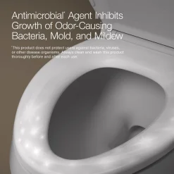 ReadyLatch® Quiet-Close™ round-front toilet seat with antimicrobial agent^Kohler Discount