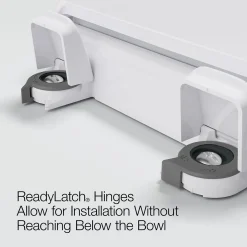 ReadyLatch® Quiet-Close™ round-front toilet seat^Kohler Outlet
