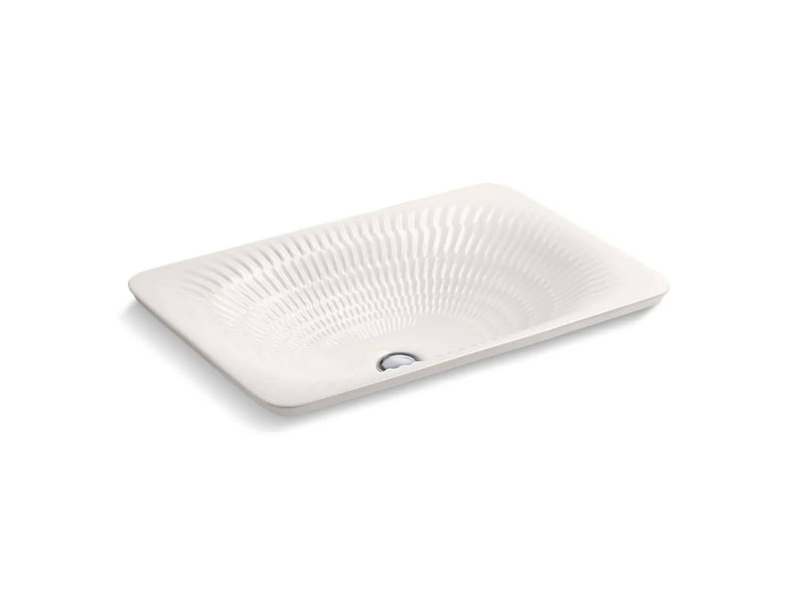 21" rectangular drop-in bathroom sink, no overflow^Kohler