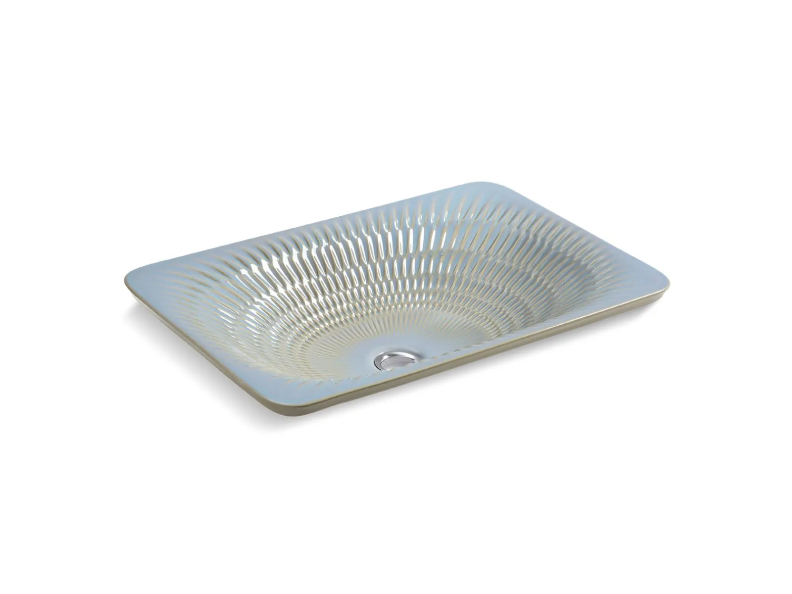 21" rectangular drop-in bathroom sink, no overflow^Kohler