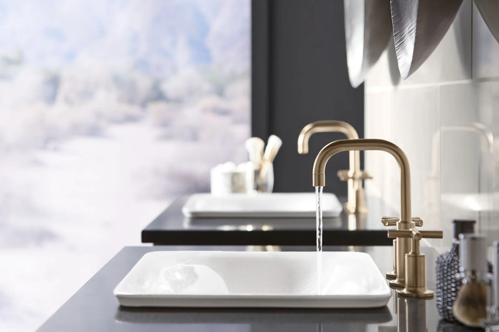 21" rectangular drop-in bathroom sink, no overflow^Kohler