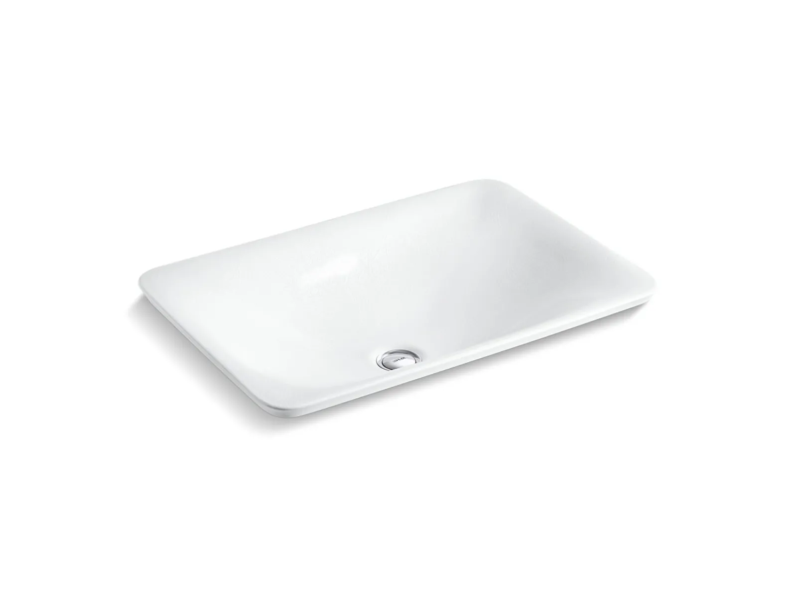 21" rectangular drop-in bathroom sink, no overflow^Kohler Online