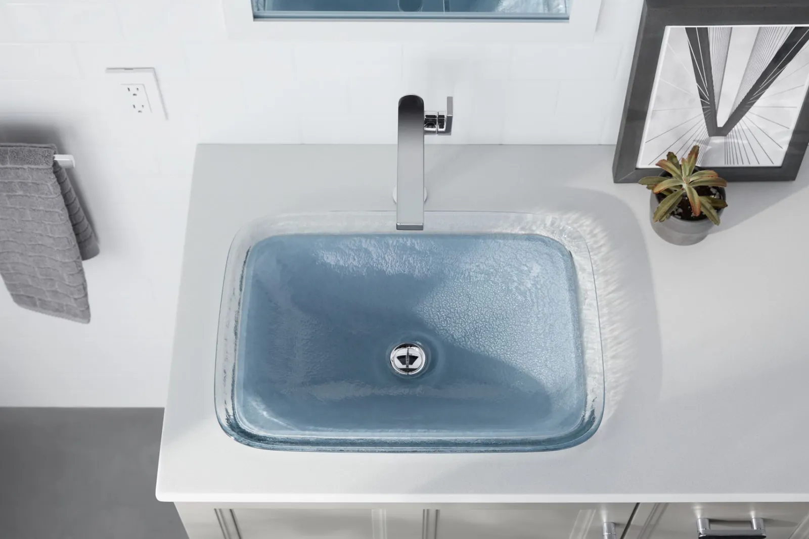 20-3/4" rectangular drop-in bathroom sink, no overflow^Kohler Sale