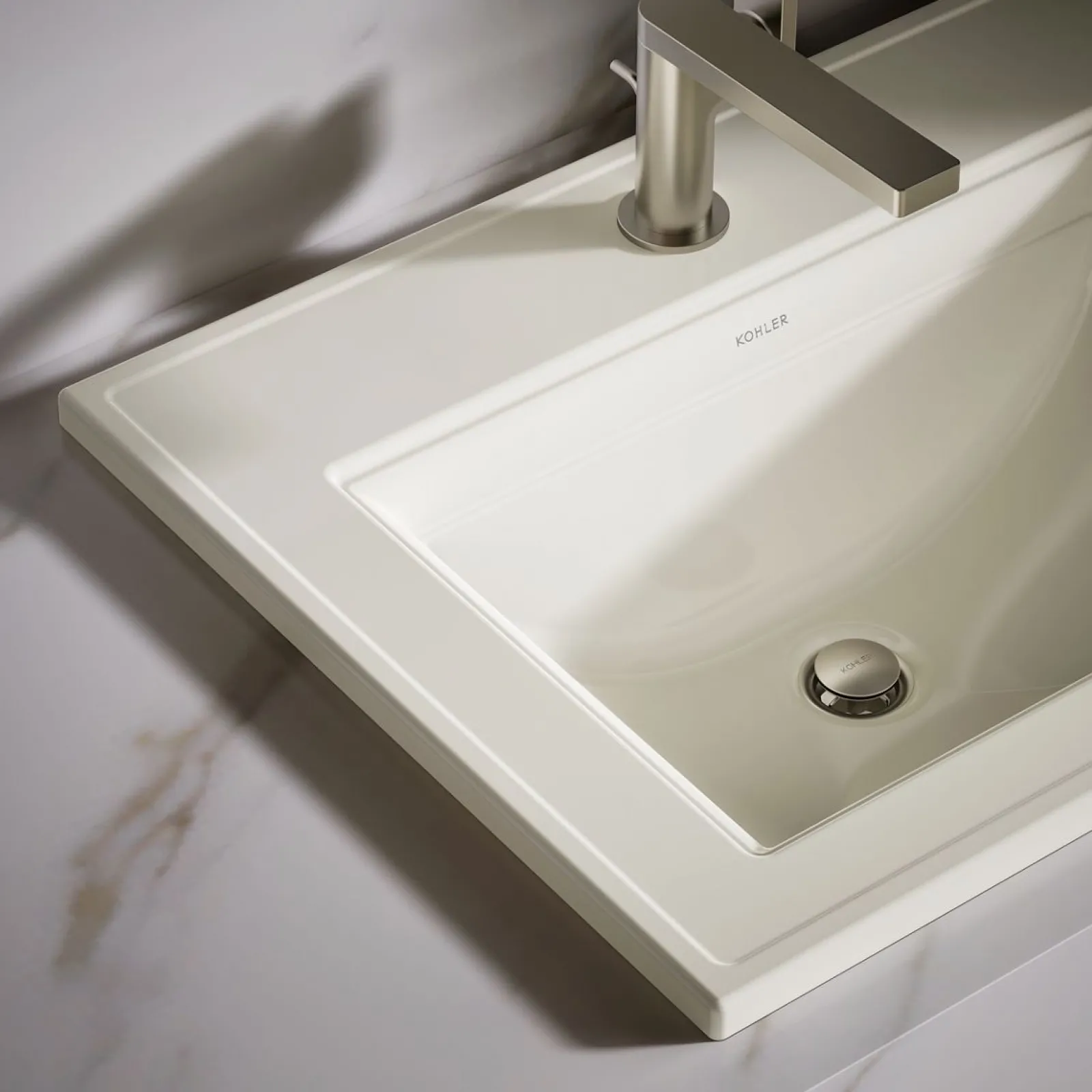 22-3/4" rectangular drop-in bathroom sink^Kohler Online