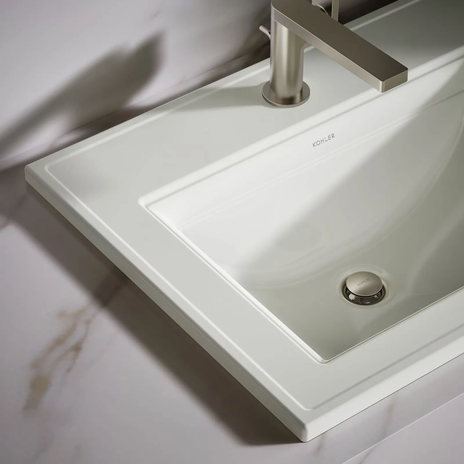 22-3/4" rectangular drop-in bathroom sink^Kohler Online